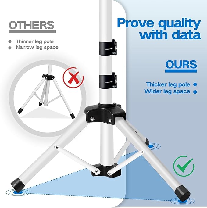 Projector Stand, 22 to 55 Inch Laptop Stand, Projector Tripod - Image 5