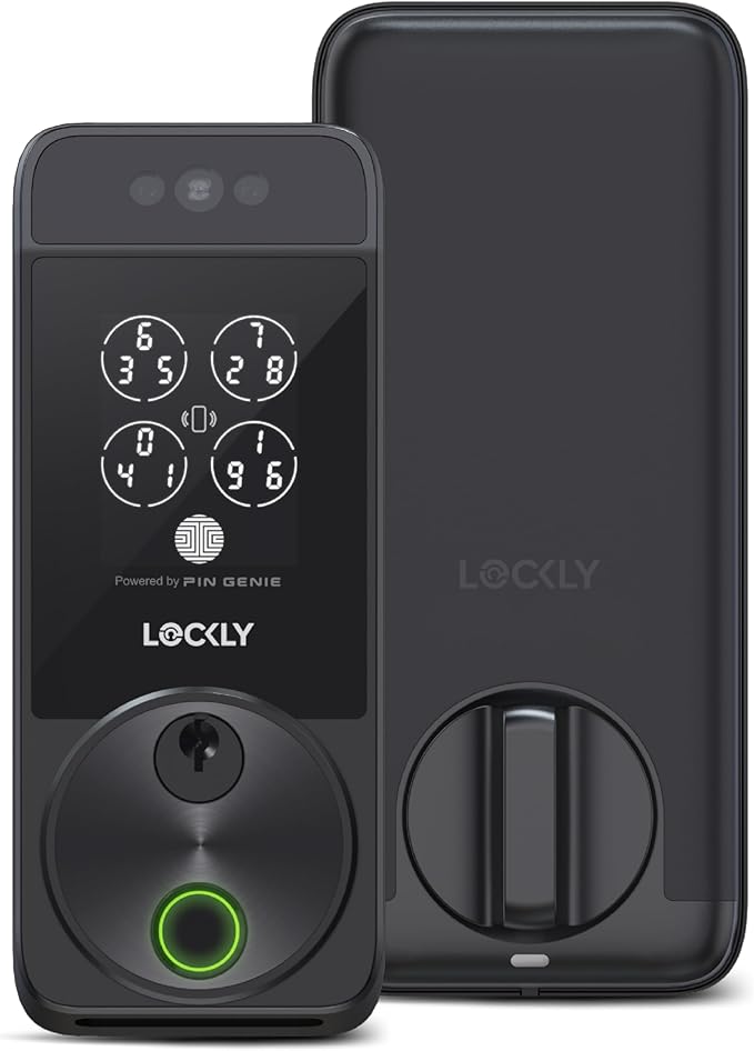 Lockly Visage Zeno Series Smart Lock, Facial Recognition & Fingerprint Keyless - Image 4