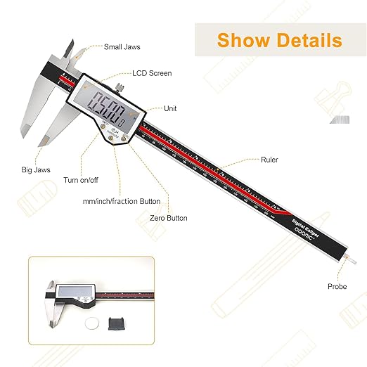 Digital Caliper, Durable Measuring Tool - Image 4