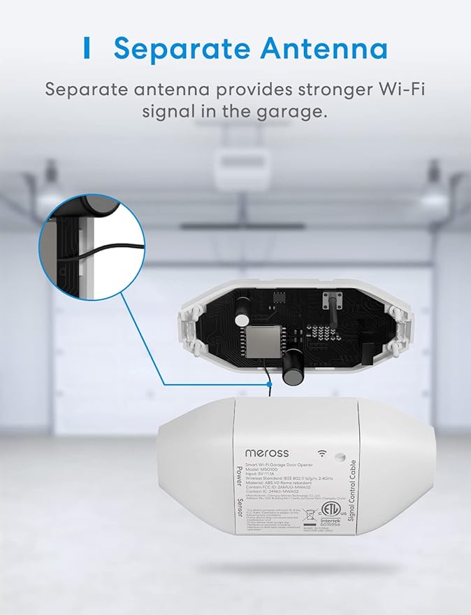 meross Smart Garage Door Opener Remote, Compatible - Image 7
