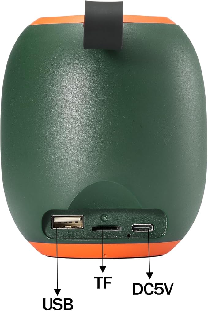 Portable Bluetooth Speaker – 8W HD audio quality, TWS stereo pairing, LED light - Image 7