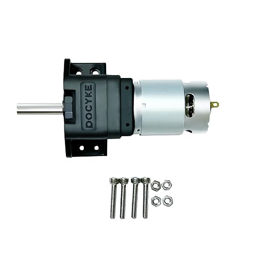 DC Planet Gear Motor 6v12V18V24v 200W High Torque Mini Metal Reduction Geared - Image 4