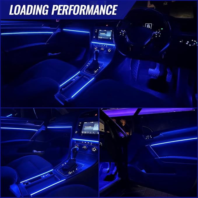 Ambient Lighting Car Led Lights Interior, 43.3’’ USB Powered Acrylic Neon - Image 8
