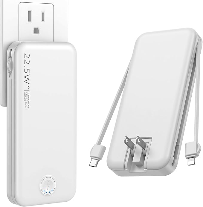 Nusyddy Portable Charger, 12000mAh 22.5W Fast Charging Power Bank by NUSYDDY