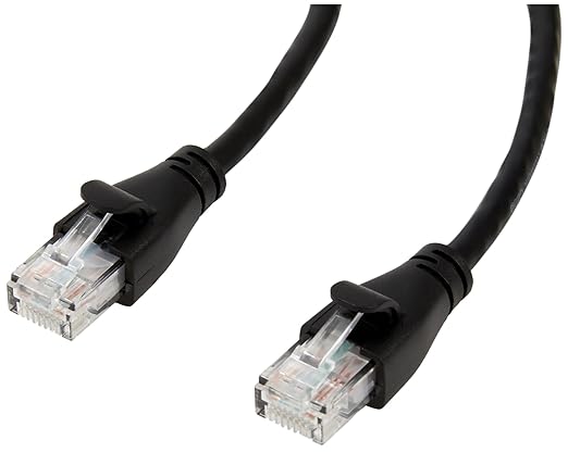 Amazon Basics RJ45 Cat 6 Ethernet Patch Cable, 1Gpbs Transfer Speed, 3 Foot by AmazonBasics