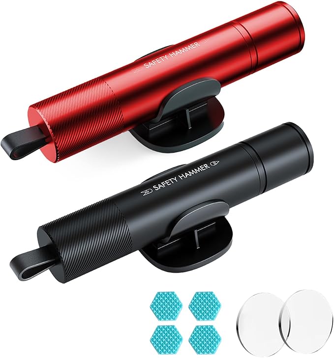 MOTORBUDDY Car Window Breaker Tool, 2-in-1 Window Breaker Seatbelt Cutter by MOTOUDDY