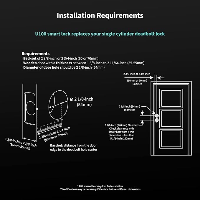 Aqara Smart Lock U100, Fingerprint Keyless Entry Door Lock - Image 6