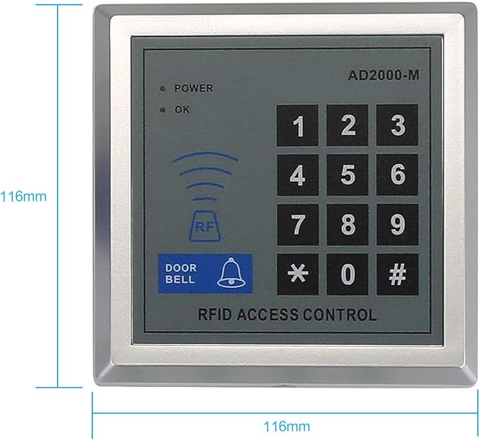 AGPTEK RFID Door Access Control System Kit, Home Security System - Image 8
