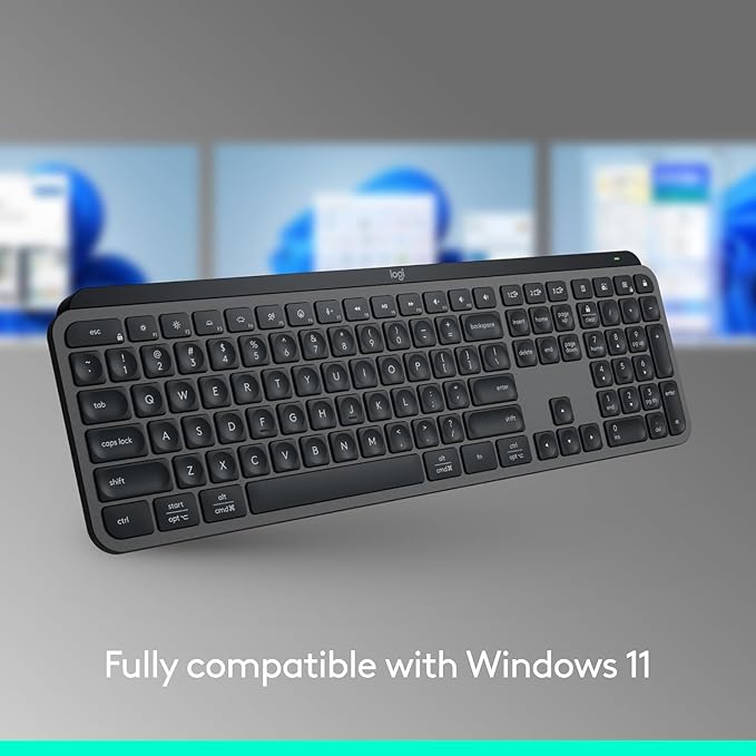 Logitech MX Keys S Wireless Keyboard, Low Profile, Fluid Precise Quiet Typing - Image 5