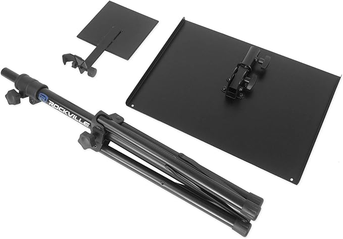 Rockville RLS68 Dual-Tray Laptop/Tablet Stand, Adjustable Height 30-51" - Image 7