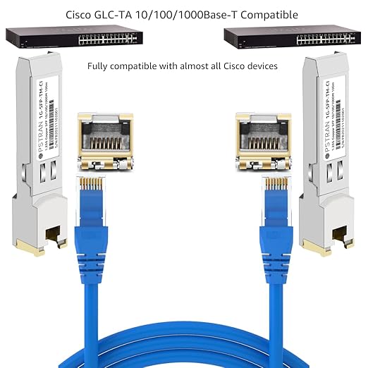 OPSTRAN 10/100/1000BASE-T SFP SGMII Copper Transceiver Module Compatible - Image 4