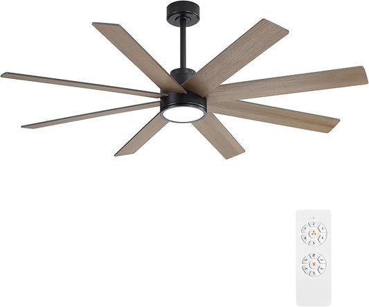 WINGBO 60" Large DC Ceiling Fans by HomePage
