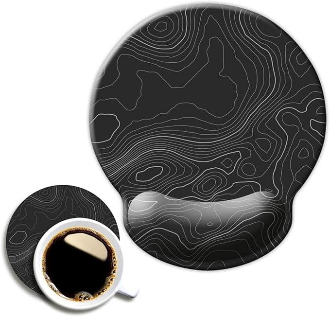 Ergonomic Mouse Pad with Wrist Support, Mouse Pad with Wrist Rest, Relieve by Dooke
