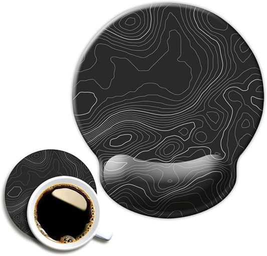 Ergonomic Mouse Pad with Wrist Support, Mouse Pad with Wrist Rest, Relieve by Dooke