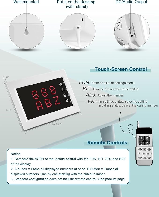 Wireless Calling System Restaurant Pager System Caregiver Pager - Image 5
