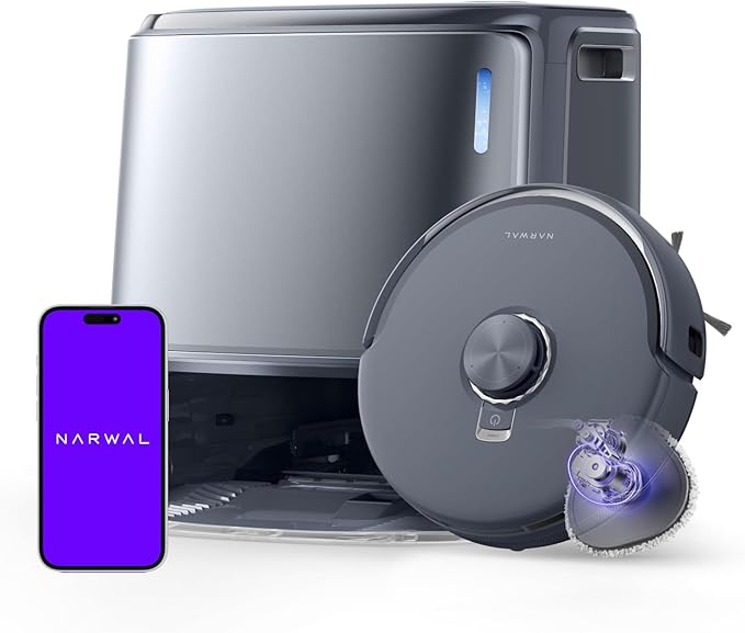 NARWAL Freo Z10 Ultra Robot Vacuum and Mop Combo, Dual RGB Cameras and Chips by Narwal