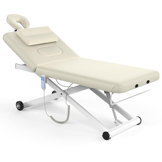 pouseayar Heavy Duty Electric Massage Table, Electric Lift and Electric - Image 8