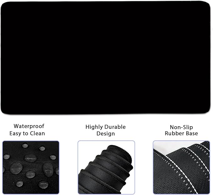 4-in-1 Large Gaming Mouse Pad, Keyboard Wrist Rest Pad & Wrist Support Mousepad - Image 3