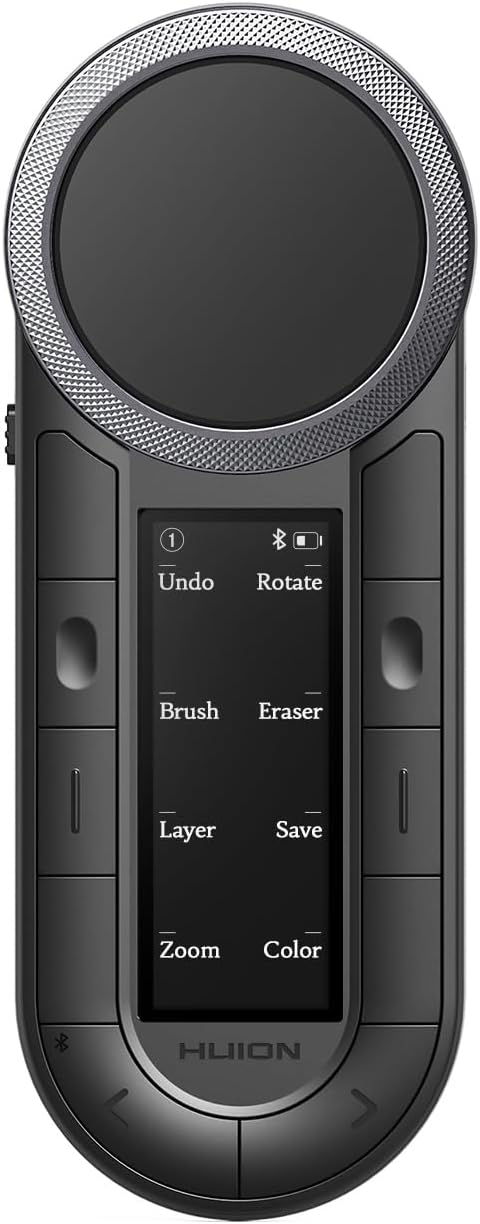 HUION Keydial Remote Bluetooth Programmable Keypad by Huion