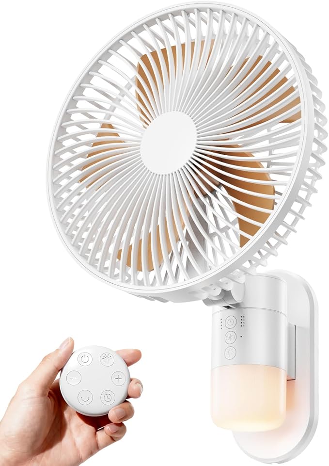 AURATHEA 10” Small Wall Mount Fan by AuraThea
