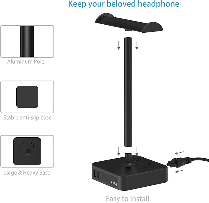 KAFRI Dual Headphone Stand - Image 6