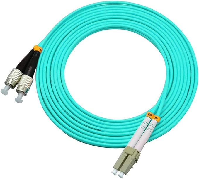 Jeirdus 100 Meters 328ft LC to FC Duplex 50/125 10G OM3 Multi-Mode Fiber Optic - Image 3