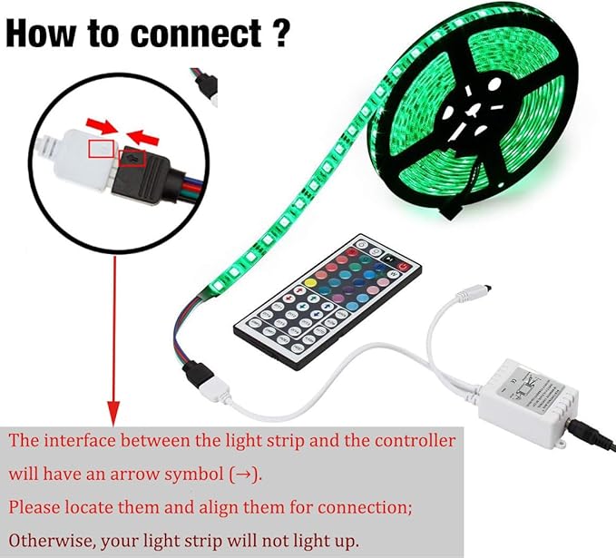 SUPERNIGHT RGB LED Light Strip Remote Controller, Dimmer - Image 5
