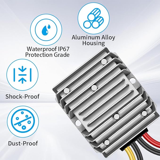 DC/DC Converter 12V Step Up to 24V, Boost Converter 5A 120W Voltage Regulator - Image 5