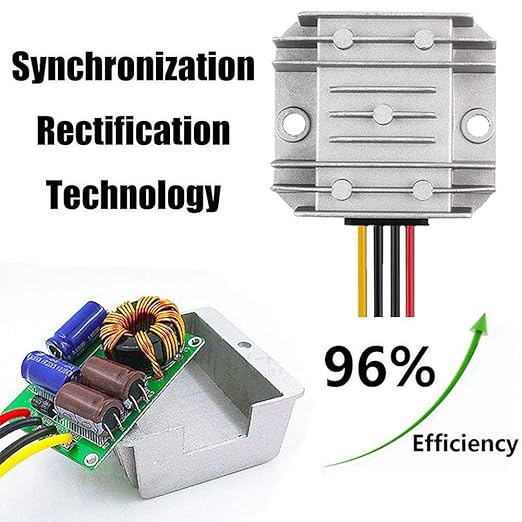 DC Voltage Reducer Converter DC 8V-40V to 12V 3A 36W Automatic Step Down Up - Image 3