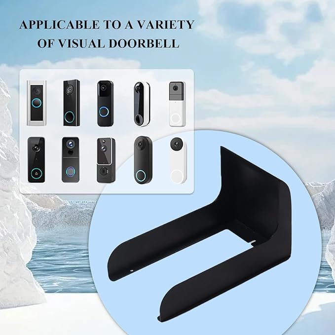 Doorbell Rain Cover, Small Video Doorbell Shield, Outdoor Access Control Keypad - Image 2