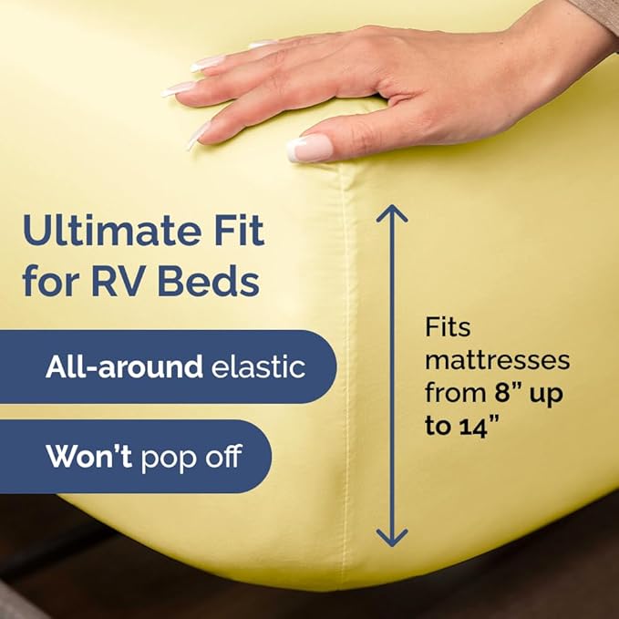 RV Short Queen Sheet Set 60 X 75 - Image 3