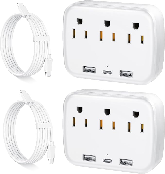 Penemay Multi Plug Wall Outlet Splitter by Penemay