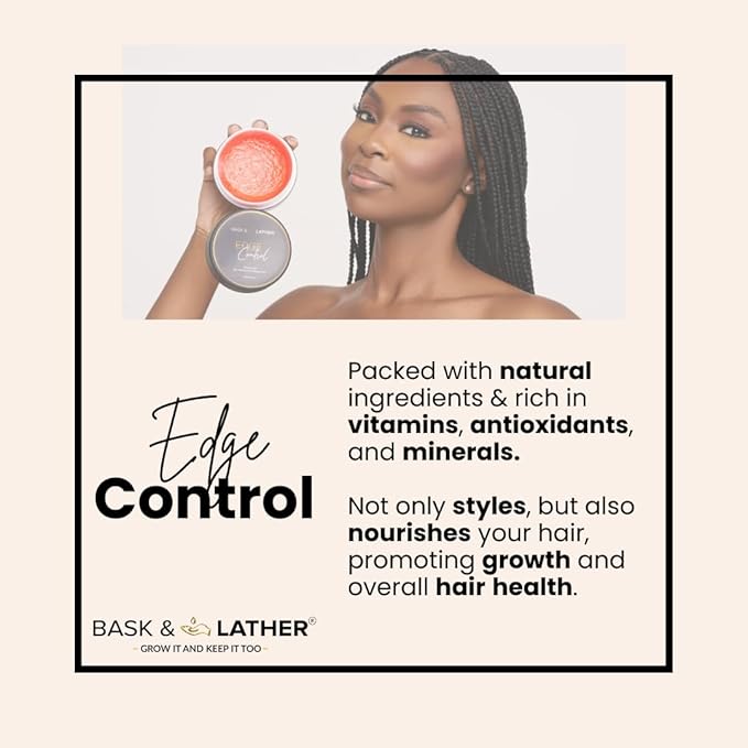 BASK & LATHER Strong Hold Edge Control Gel - Image 2