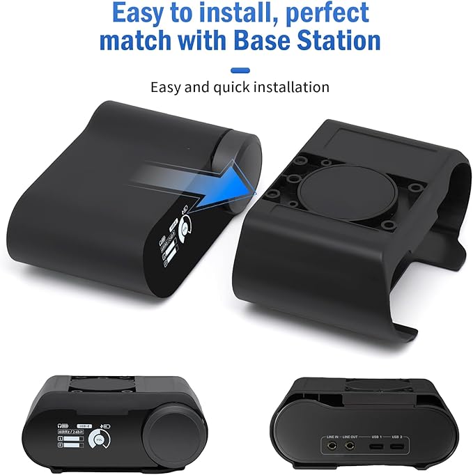 Under Desk Mount Holder for SteelSeries Arctis Nova Pro Wireless Base - Image 4