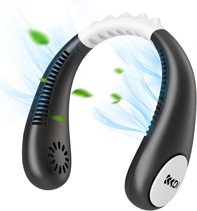 Kids Neck Fan, Portable Bladeless Fans by Kkdi