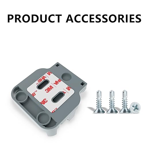 Garage Door Bracket for Ring Alarm Contact Sensor 2nd Gen – Gray Mount - Image 7