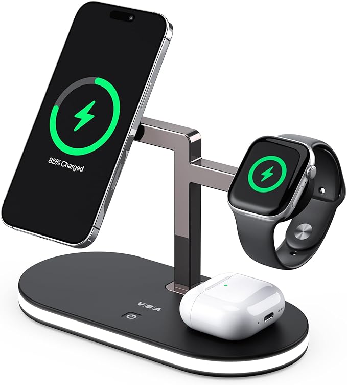 VBA 4 in 1 Wireless Charging Station by Unknown
