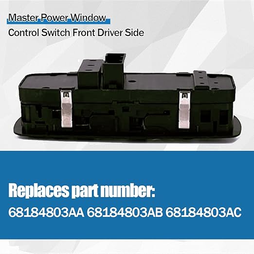 Master Power Window Control Switch Front Driver Side Fits - Image 3