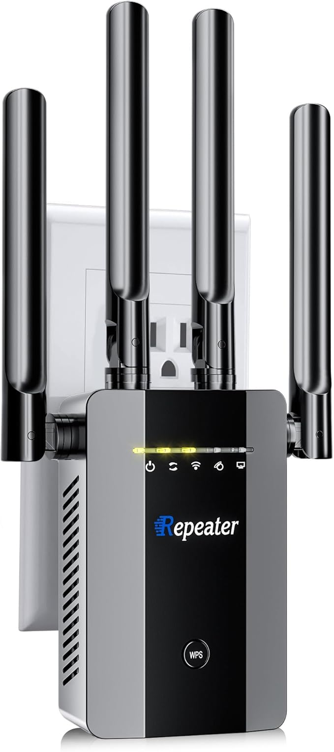 2026 New WiFi Extender Signal Booster, Long Range up to 13355Sq.ft, Wireless by Paleoer