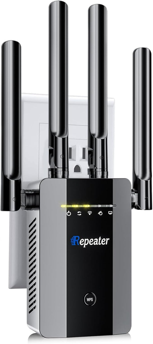 2026 New WiFi Extender Signal Booster, Long Range up to 13355Sq.ft, Wireless by Paleoer