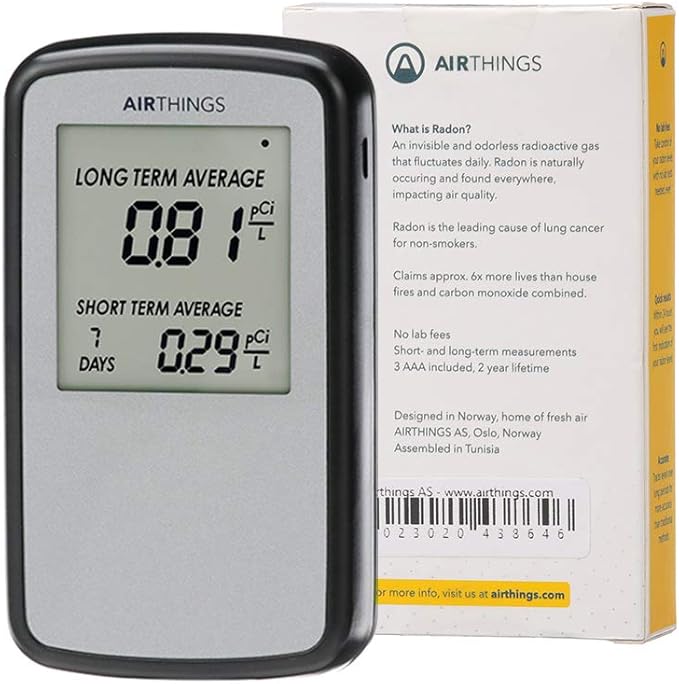 Airthings Corentium Home Radon Detector 223 Portable, Lightweight, Easy-to-Use - Image 5