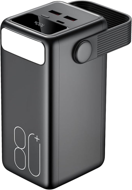 Portable Charger 80000mAh Power Bank, 22.5W Fast Charging USB C Battery Pack by Unknown
