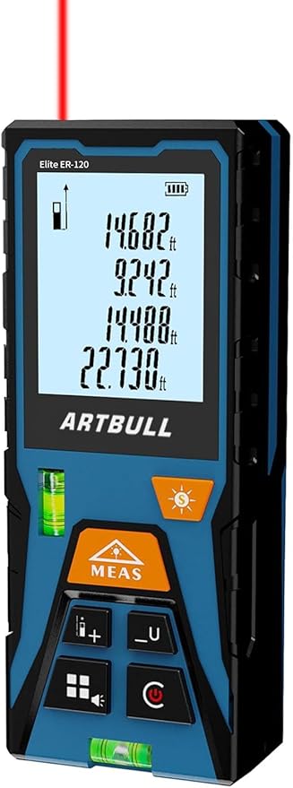 Laser Distance Meter 393ft – Digital Laser Measuring Tool by SGSURGOAL
