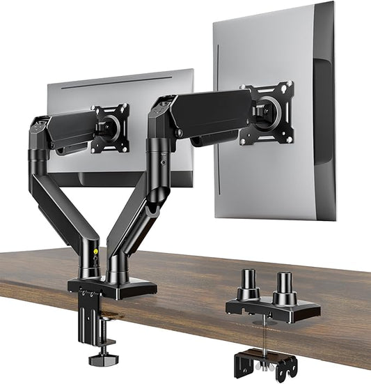 Dual Monitor Stand, Adjustable Monitor Desk Mount by 1