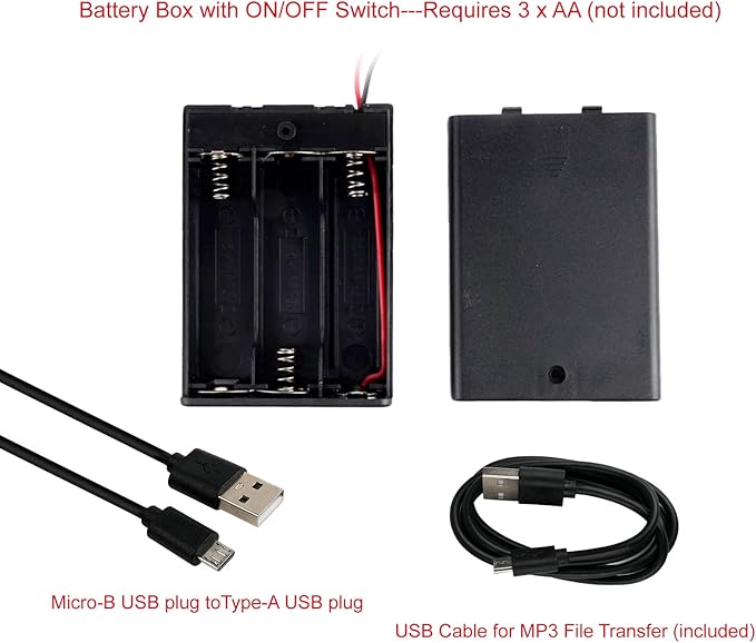 Geekstory MP3 Playback Kit Voice Recording Module Sound Recorder Board - Image 6