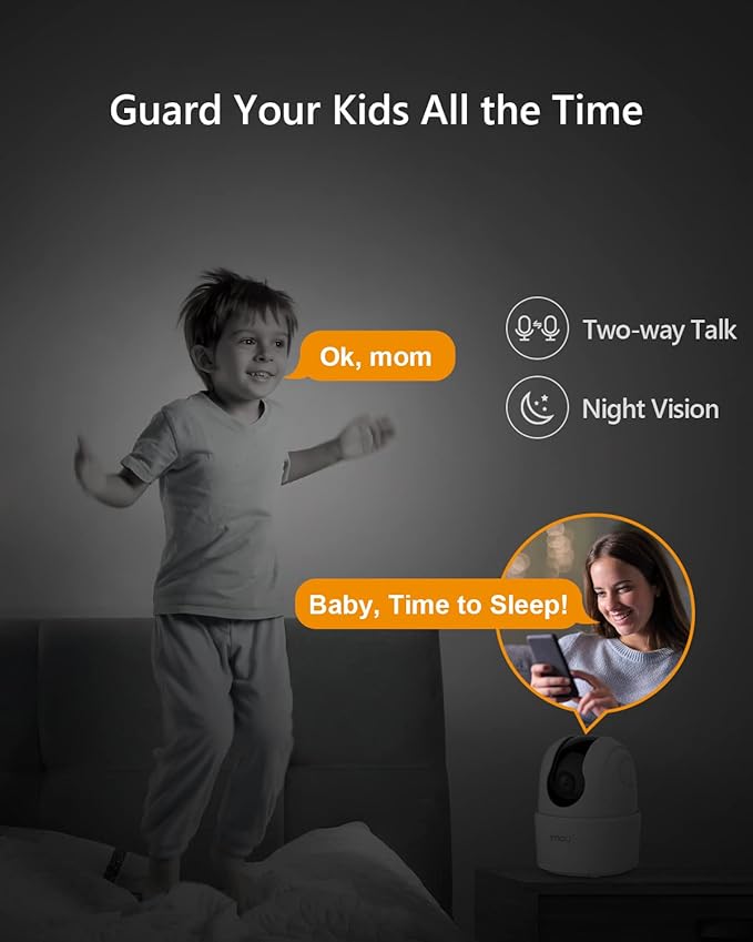 Imou 2K WiFi Security Camera Indoor Pet Dog Baby Camera - Image 5