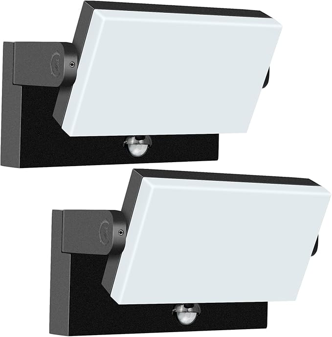rosykite 40W LED Wall Pack Lights Outdoor Motion Sensor, 360 °Rotation 5000K by RosykiteBuyNow