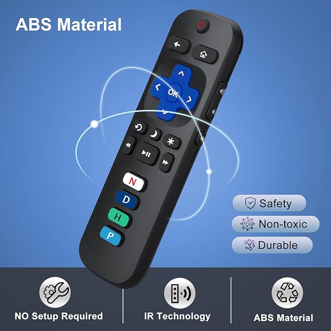 Replacement RC280 RC282 fit for TCL-Roku-TV-Remote-Control, Universal TV Remote - Image 5