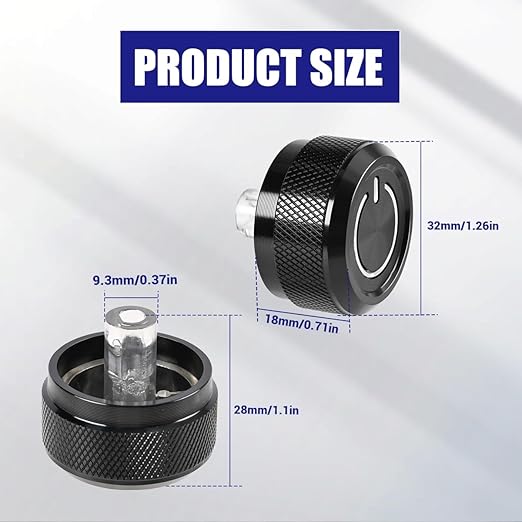 Xomzema 3Pcs Upgraded Control Switch Knob - Image 5