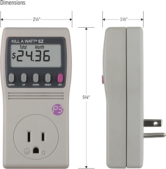 P3 International P4460 Kill A Watt EZ Electricity Usage Monitor - Image 2